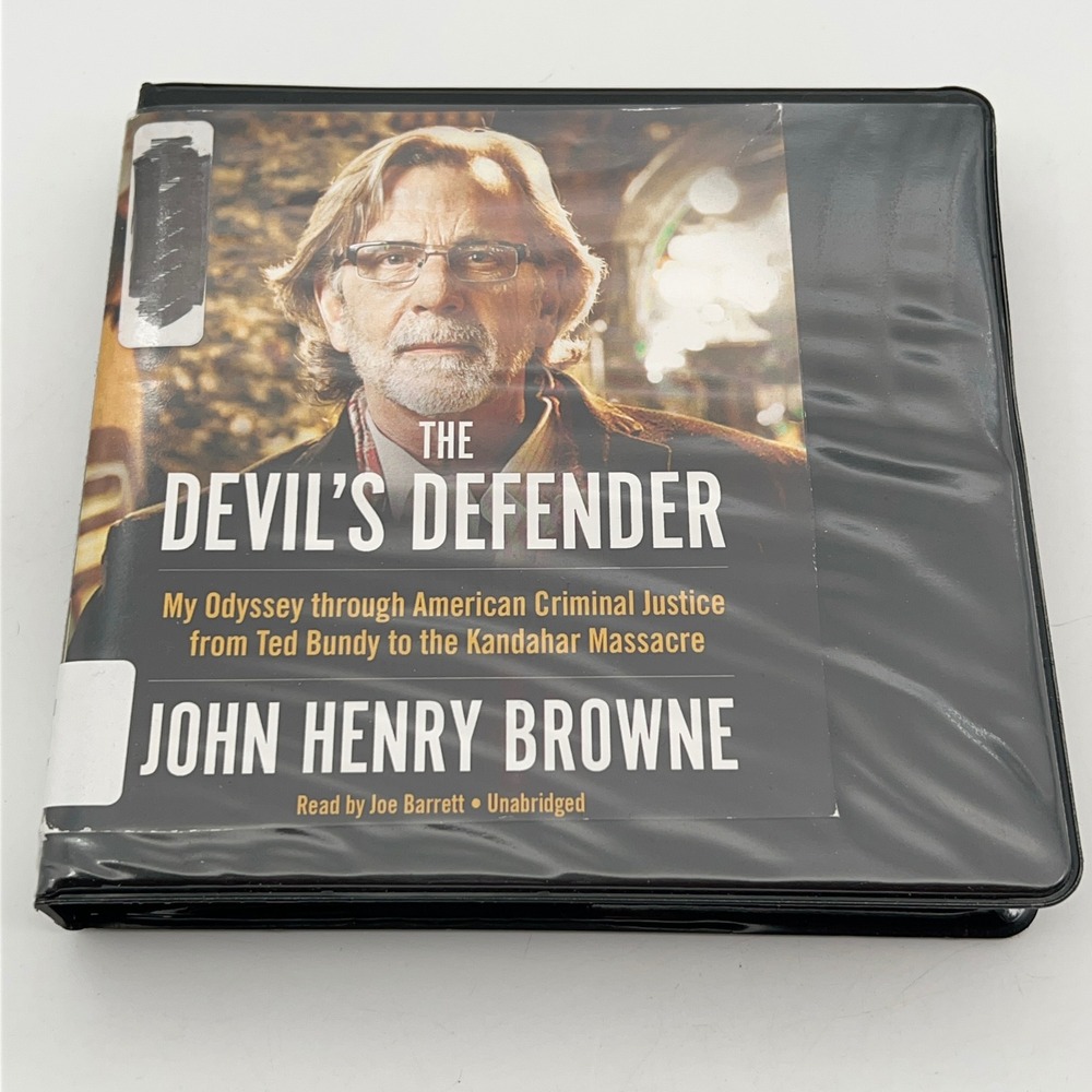 The Devil's Defender John Henry‎ Browne Audiobook 5 CD Unabridged Ted Bundy Law
